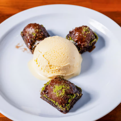 Chocolate Pistachio Baklava