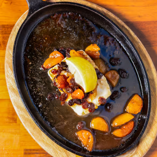 Flaming Saganaki